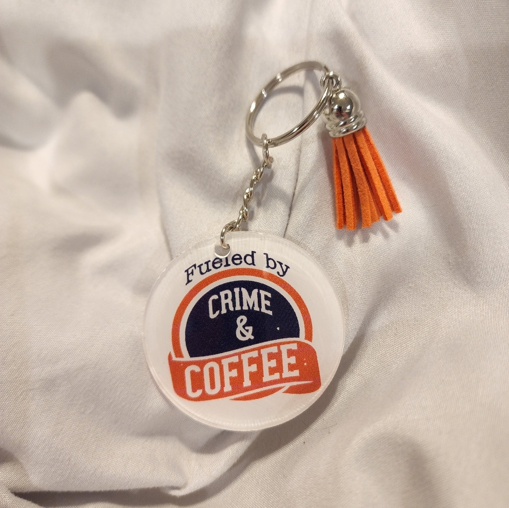 Handmade acrylic sublimated keychain